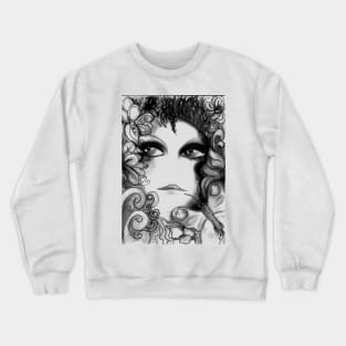 grey woodland fairy Jacqueline Mcculloch House of Harlequin Crewneck Sweatshirt